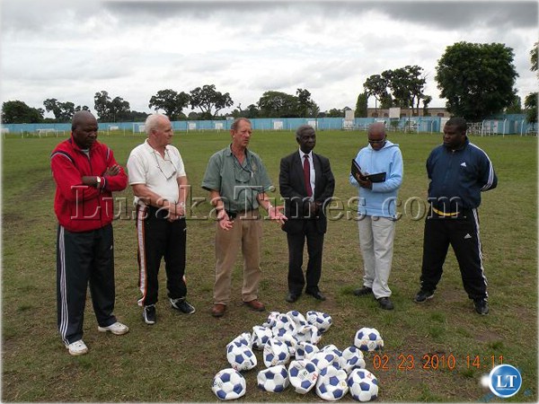 Officials In Soccer. Former Zambia National Soccer