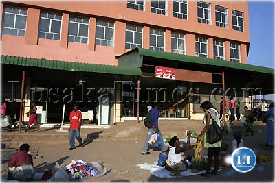 Development of Freedom Park Shopping Mall in Kitwe stalls