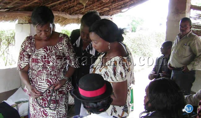 GENDER and Child Development deputy Minister Esther Banda (l)