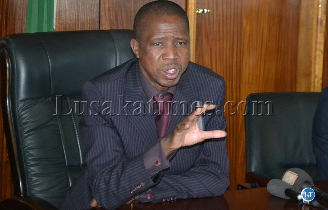 HOME Affairs Minister Edgar Lungu