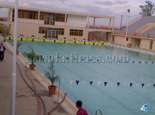 Zambia Oydc Swimming Pool Now Ready For Zone 6 The Completed Olympic Youth Development Centre Swimming Pool