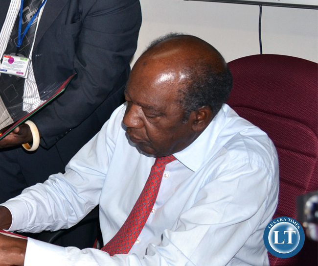 Finance Minister Alexander Chikwanda