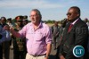 Guy Scott on his way to Lukulu West where he allegedly broke the electoral code of conduct and earned himself a title of Tuspid White man from HH