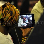 A blogger livestreaming proceedngs frm the Misa Zambia annual general meeting