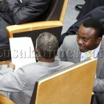 President Sata with Mr George Chellah at AU Summit