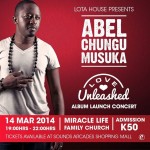 Gospel Artist ,Abel Chungu Musuka ,to launch new album