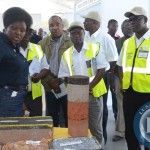 RDA senior manager for public relations Royce Saili (far left)
explaining the operations of the Agency to UNZA vice chancellor
Stephen Simukanga (next to her) and EIZ president Bernard Chiwala. This was in Livingstone yesterday during the 2014 Engineering Skills
Competition and Expo at Livingstone Institute of Business and
Engineering Studies (LIBES).
(next to Prof Simukanga) among others.