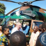 VICE President Dr Guy Scott upon his arrival at Kaulu ground for gracing of the celebrations of Senior Chief Kalindawalo of the Nsenga speaking people of Eastern Province in Petauke District on Wednesday.