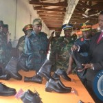 YOUTH under the Zambia National Service (ZNS) Youth Skills
Tailoring Training Programme at the ZNS Kitwe Camp