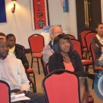 Some Livingstone residents following a presentation by Solwezi’s
Trident College at Protea Hotel in the tourist capital