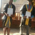 Newly erected statues at the Examinations council of Zambia