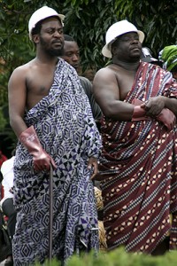 Kasama central MP Saviour Chishimba (l) and his counterpart from Roan Chishimba Kambwili