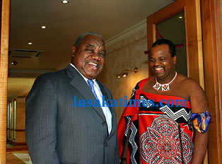 President Banda with King Mswati in Swaziland
