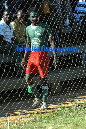 Defeated... A Green Buffaloes supporter leaving Nkoloma stadium after his team drew 1-1 against Young Arrows at the weekend