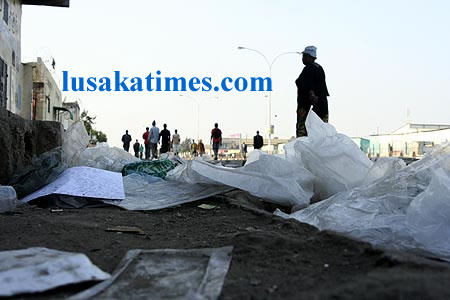 The Lumumba road after vendors were removed last week