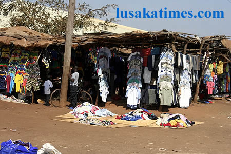 Boutique...A clothes shop at Nyimba district along the Great East Road