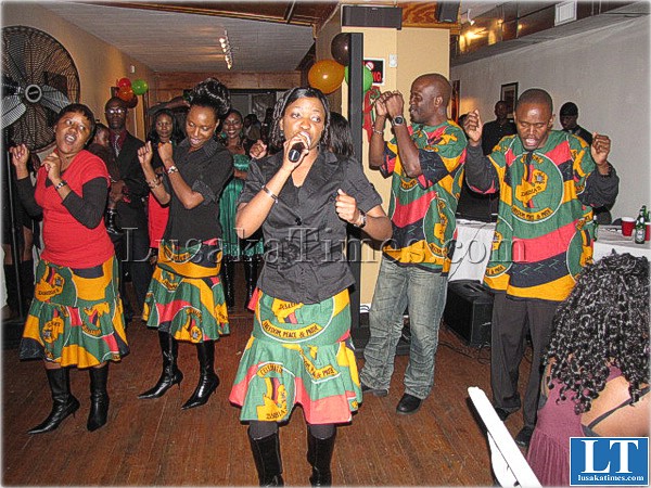 A Zambian Gospel Choir belting it out at Zambia's Independence Day Celebrations in Baltimore on Saturday, 24th October, 2009IMG_0958