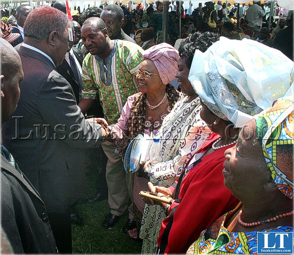 President Banda meets Mama Kankasa and other freedom fighters