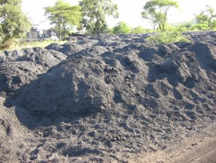 Processed Fines of Coal that could be wasted at Chinese Collum Coal Mine (CCCM) if they are not sold before the onset of the rains