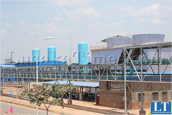 Part of the CCS plant in Chambishi
