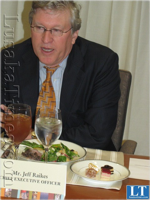 Jeff Raikes addresses the African Ambassadors at the roundtable discussion in Washington DC