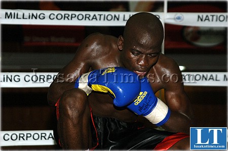 Tanzania's Rhamadan nkeels down after being beaten by Zambia's Kennedy Kanyanta in the bantam weight title fight Tanzania's Rhamadan nkeels down after being beaten by Zambia's Kennedy Kanyanta in the bantam weight title fight