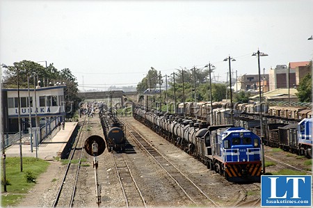 The Lusaka railway station, which is being operated by Railway Systems of South Africa The Lusaka railway station, which is being operated by Railway Systems of South Africa