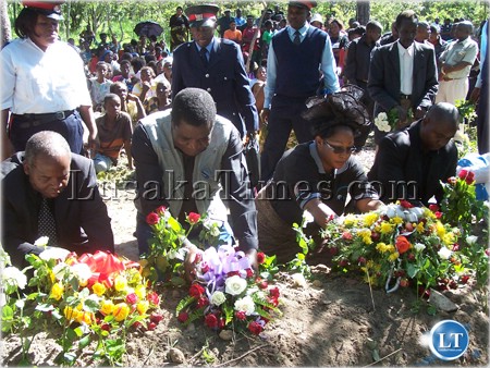 Laying wreaths on South African freedom fighters who died and were buried in Zambia. This was at the Leopards Hills cemetery in Lusaka