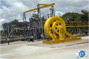 Some of the rehabilitated equipment at Luanshya Copper Mines