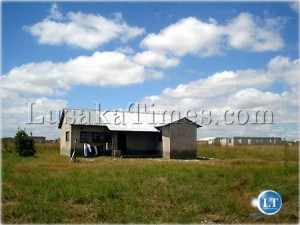 Some mushrooming buildings in Lusaka's Kanyama township where many Zambians are building houses