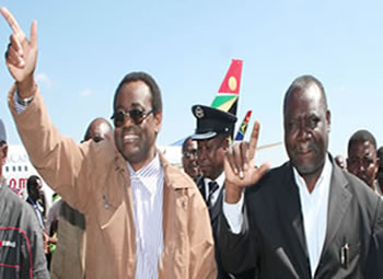 kunda VICE-PRESIDENT George Kunda on return to Zambia from South Africa