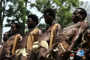 The Botswana National Dance Troupe showcasing that country's traditional dance