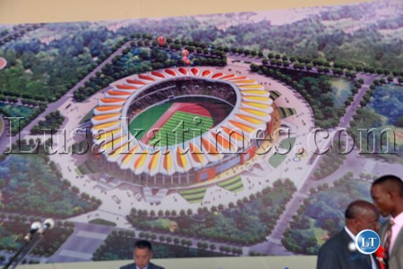 New_Lusaka_Stadium Artist's Impression of the New Lusaka Independence Stadium