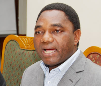 Zambia opposition leader Hakainde Hichilema released