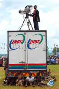 File: A ZNBC outside broadcast van 