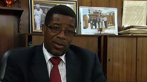 NHA Chief Executive Officer Elias Mpondela