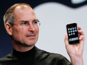Steve Jobs launching the iphone