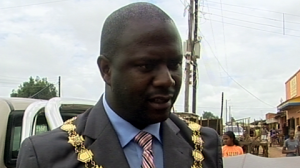 LUSAKA Mayor, Daniel Chisenga LUSAKA Mayor, Daniel Chisenga