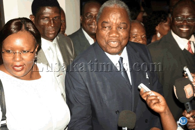 Former republican President Rupiah Banda