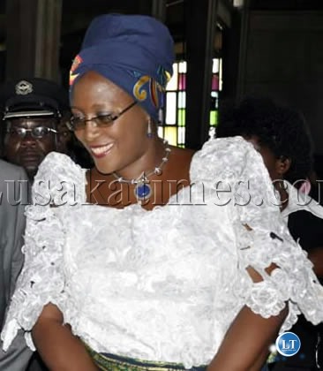 First Lady Dr Christine Kaseba