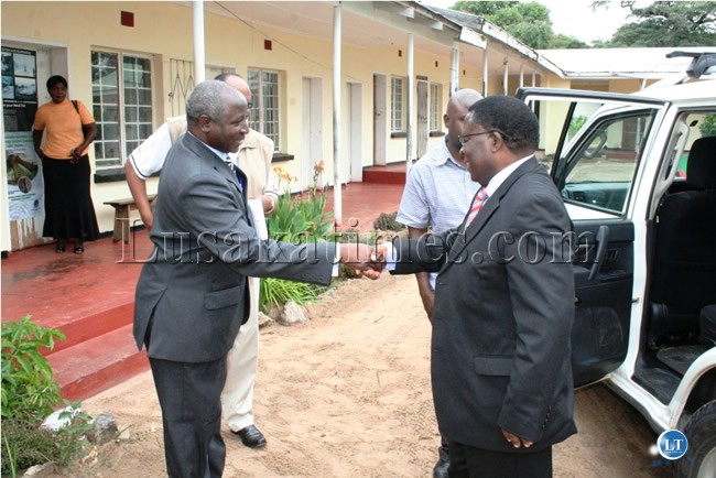 Deputy Minister of Health Dr. Patrick Chikusu