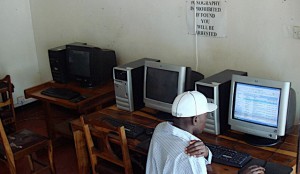 Farmer' s Association Internet cafe in Kabwe