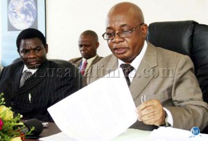 Education Minister John Phiri deputy Minister David Mahumba Education Minister John Phiri deputy Minister David Mahumba