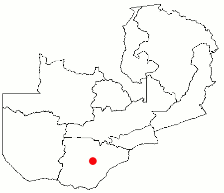 Choma Location in Souther Province Choma Location in Souther Province