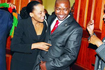 Zambia's Deputy High Commissioner to Malawi, Henry Ngilazi with wife Chansa Kabwela Zambia's Deputy High Commissioner to Malawi, Henry Ngilazi with wife Chansa Kabwela