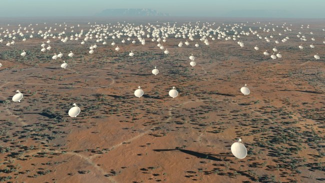 An artists impression of the Square Kilometre Array project An artists impression of the Square Kilometre Array project