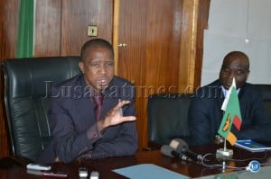 HOME Affairs Minister Edgar Lungu HOME Affairs Minister Edgar Lungu