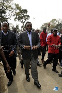 UPND president Hakainde Hichilema is mobbed by party supporters UPND president Hakainde Hichilema is mobbed by party supporters