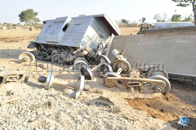 Part of the accident wreckage 1