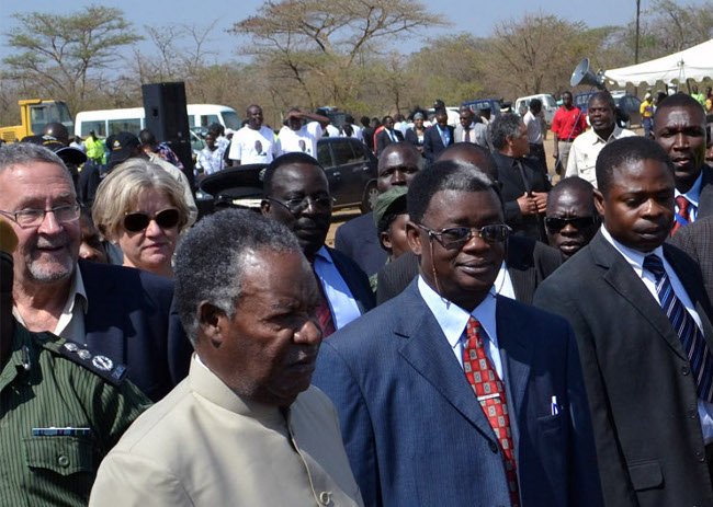 UPND Livingstone MP Reverend Howard Sekwila with President Sata During the Launch of Link Zambia UPND Livingstone MP Reverend Howard Sekwila with President Sata During the Launch of Link Zambia